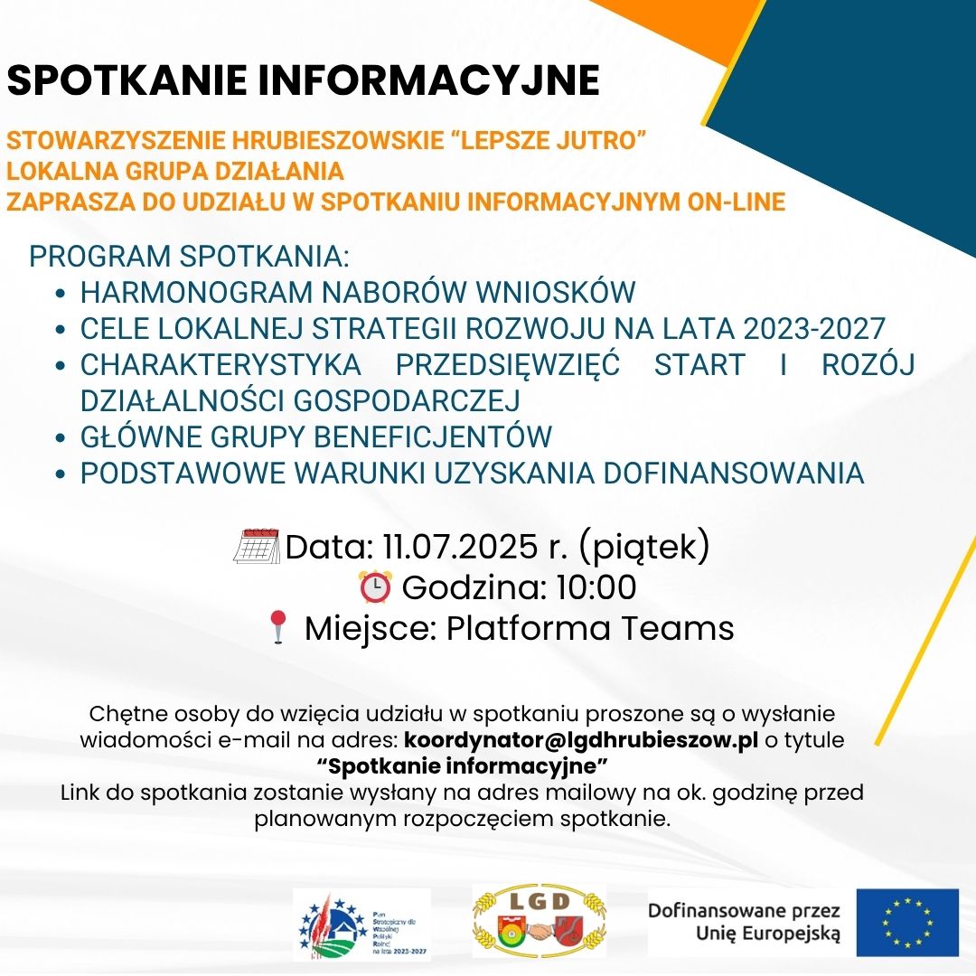 plakat informacyjny